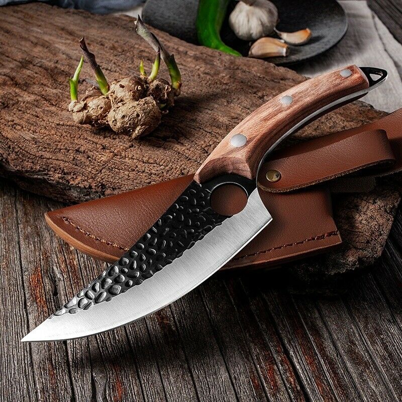 Japanese Hand Forged Cleaver Stainless Steel Boning Knife Kitchen Cooking Knife - Fresh Stock Dated December 2025