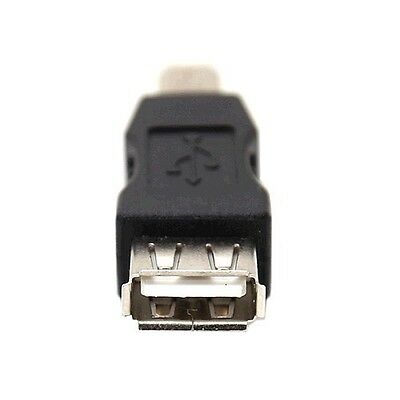 USB 2.0 Type A Female to B Male Camera Printer HDD PC Cable Converter Adapter - Fresh Stock Dated February 2026