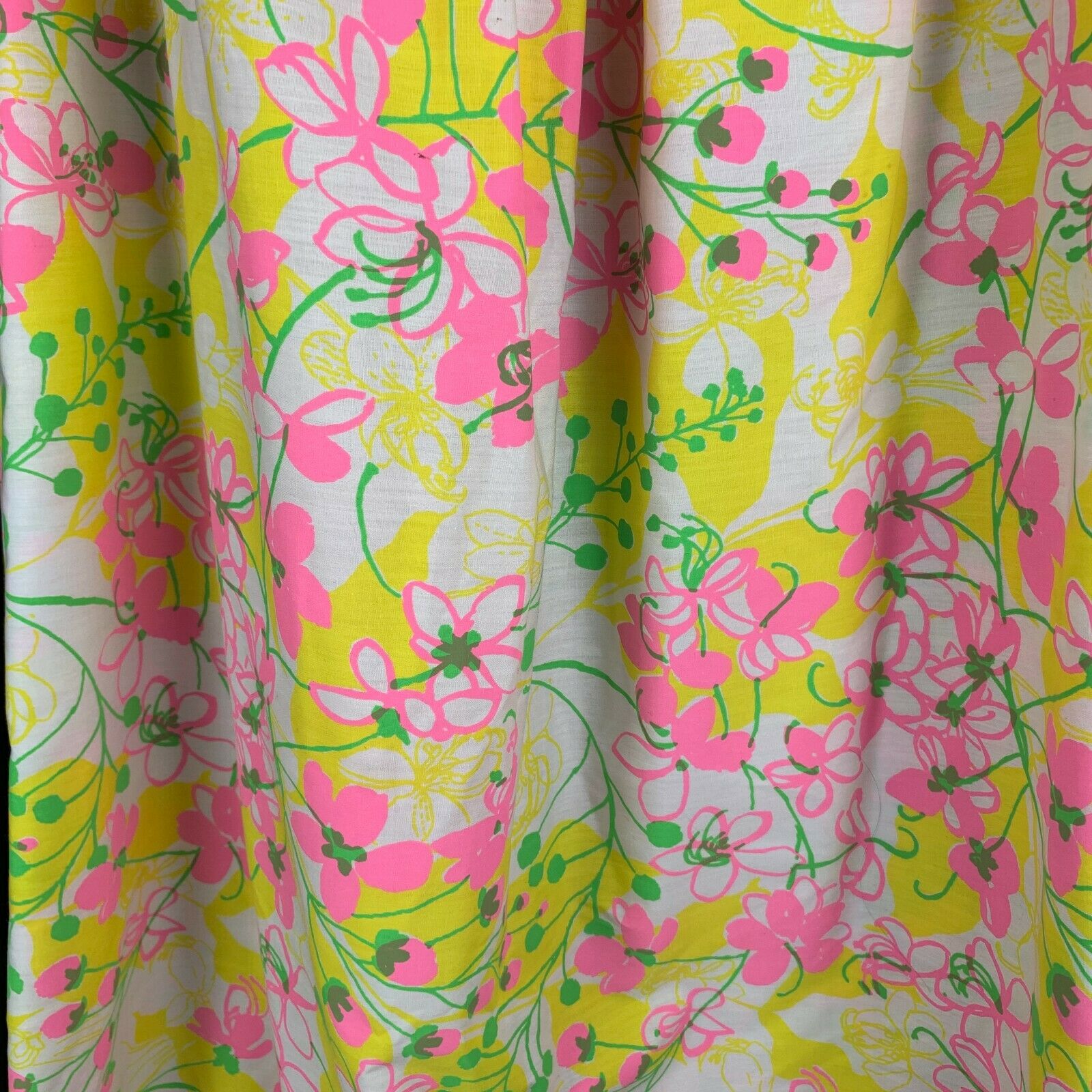 Vintage 1970s Key West Fabrics Maxi Skirt S Center Pleats Lilly Pulitzer Floral - Fresh Stock Dated February 2026