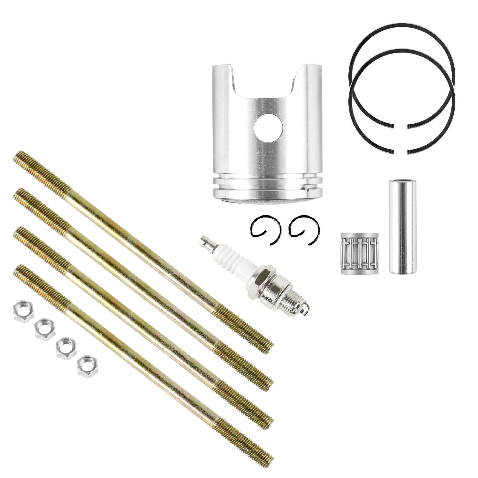 Cylinder Piston Ring Gasket for Yamaha Big Wheel 80 BW80 1986 - 1990 Bore 47 mm - Fresh Stock Dated February 2026