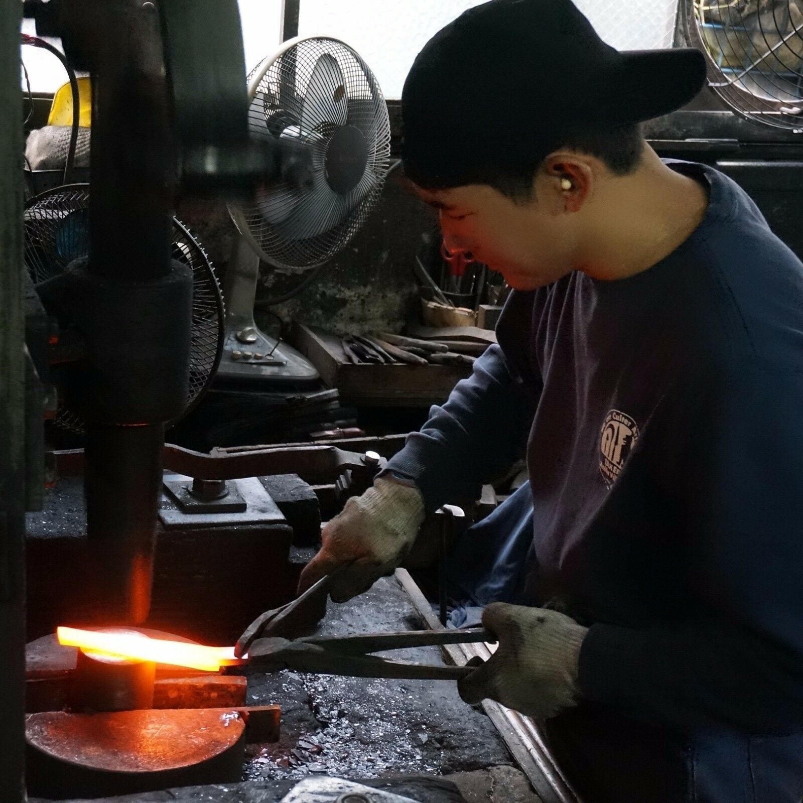 Japanese YAMAMOTO AOGAMI Blue Steel #2 Nakiri Kitchen Knife 165mm Echizen Japan - Fresh Stock Dated December 2025