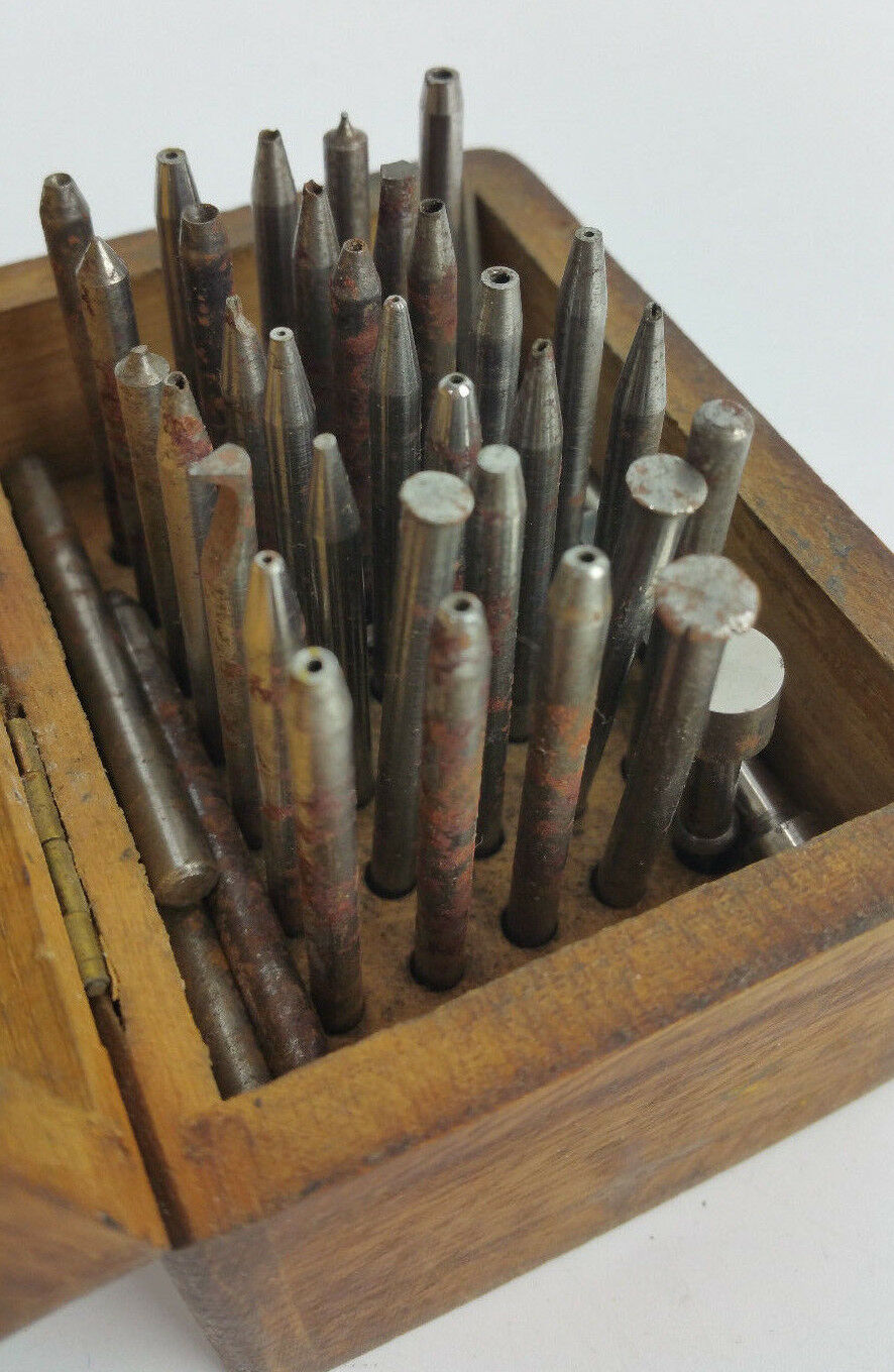 G. BOLEY Watchmakers Staking Tools in Original Wooden Box Antique Vintage - Fresh Stock Dated December 2025