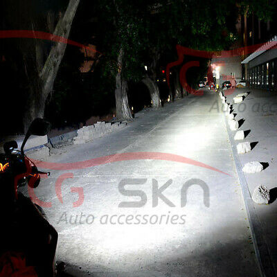 For Suzuki GSXR1000 2007-2008 - 4x H7 H9 LED Headlight 6000K WHITE Bulbs Kit - Fresh Stock Dated February 2026