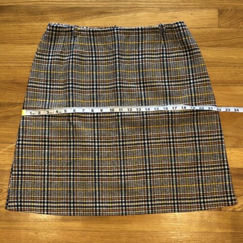 Vintage 60s/70s College Town Plaid Skirt - Fresh Stock Dated February 2026