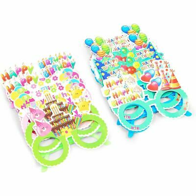 Happy Birthday Glasses for Party Favors, Photo Booth Props (12 Pack) - Fresh Stock Dated February 2026