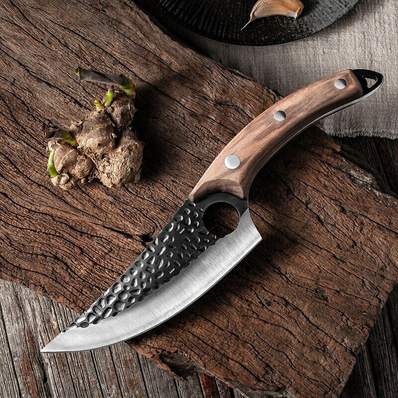 Japanese Hand Forged Cleaver Stainless Steel Boning Knife Kitchen Cooking Knife - Fresh Stock Dated December 2025