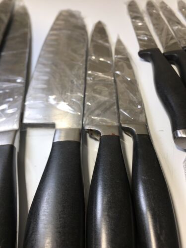 14 piece CALPHALON kitchen knife set FULL FORGED NO STAIN German Steel —#kn40 - Fresh Stock Dated December 2025