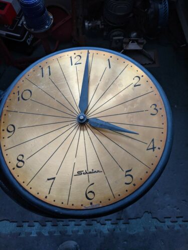 Japan movement Schwinn Rim with spokes S-2 Brass Clock - Fresh Stock Dated December 2025