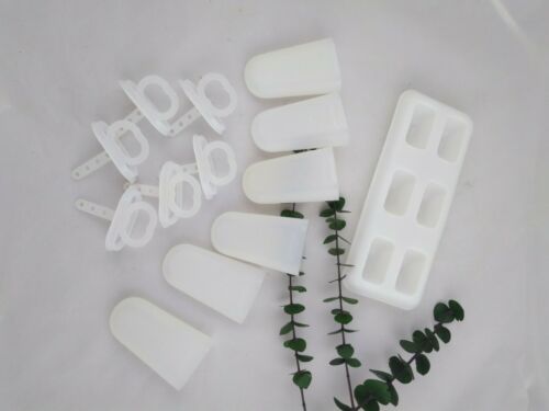 Tupperware Ice Tups Popsicle Maker Mold 6 with Base and 7 Handles - Fresh Stock Dated February 2026