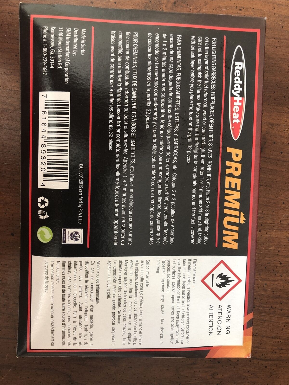 Reddyheat Premium Pack of 32 cubes Fireplace Firelighters!Free Shipping! - Fresh Stock Dated December 2025