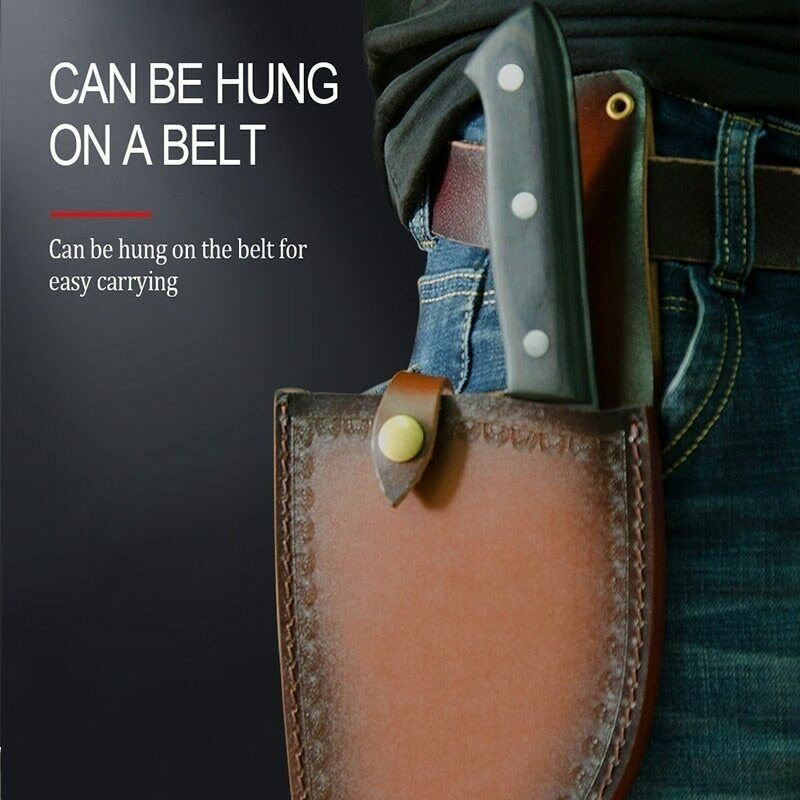 Kitchen Knife Bone Chopper Knife Forged Carbon Steel Chef Knive Kitchen Chopping - Fresh Stock Dated December 2025