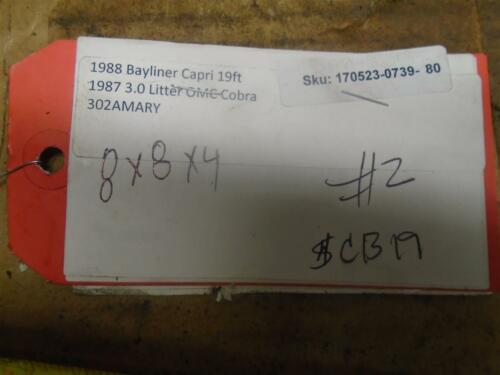 3927797AF Water Pump Pulley, Mercruiser 2.5L, 3.0L, 120 140 181 - Fresh Stock Dated February 2026