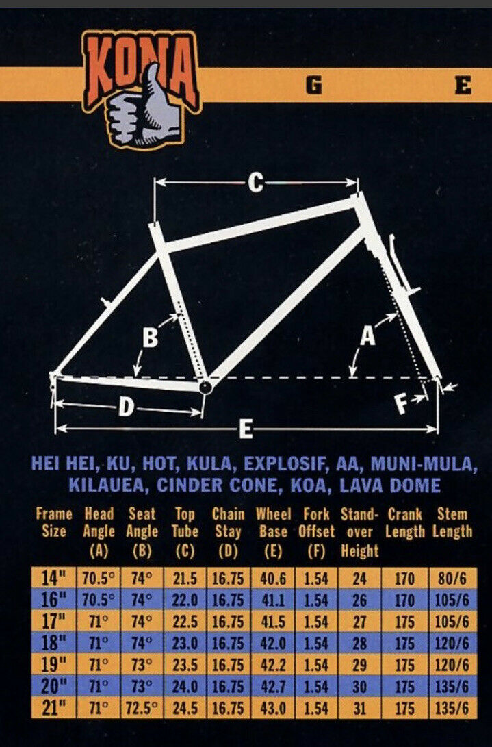 KONA MUNI-MULA 17” Mountain Bike Marzocchi Bomber Fork Many Upgrades NO RESERVE! - Fresh Stock Dated February 2026