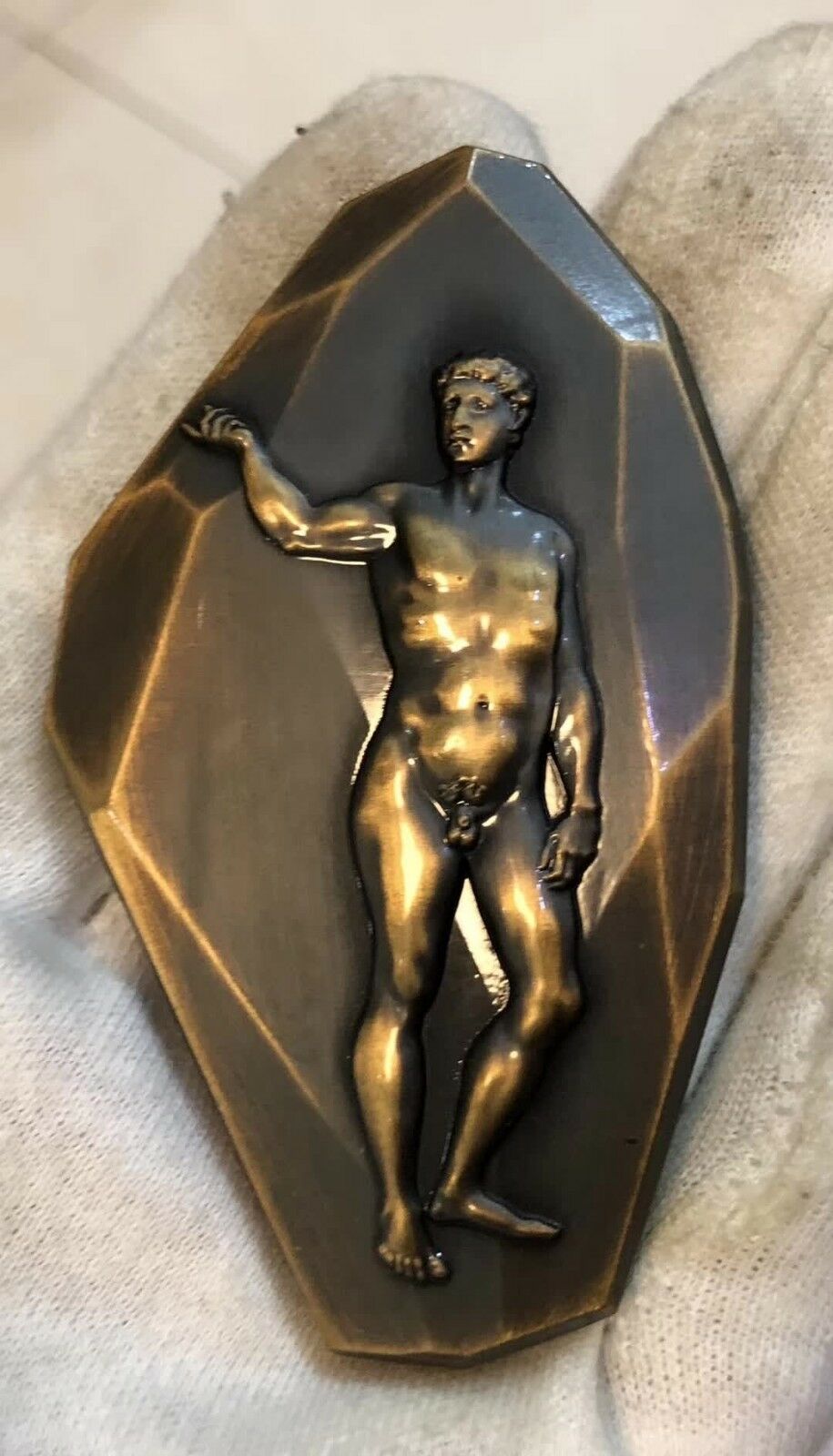 A Pair of China 75x45mm Copper Medals - Venus and Adonis - Fresh Stock Dated February 2026