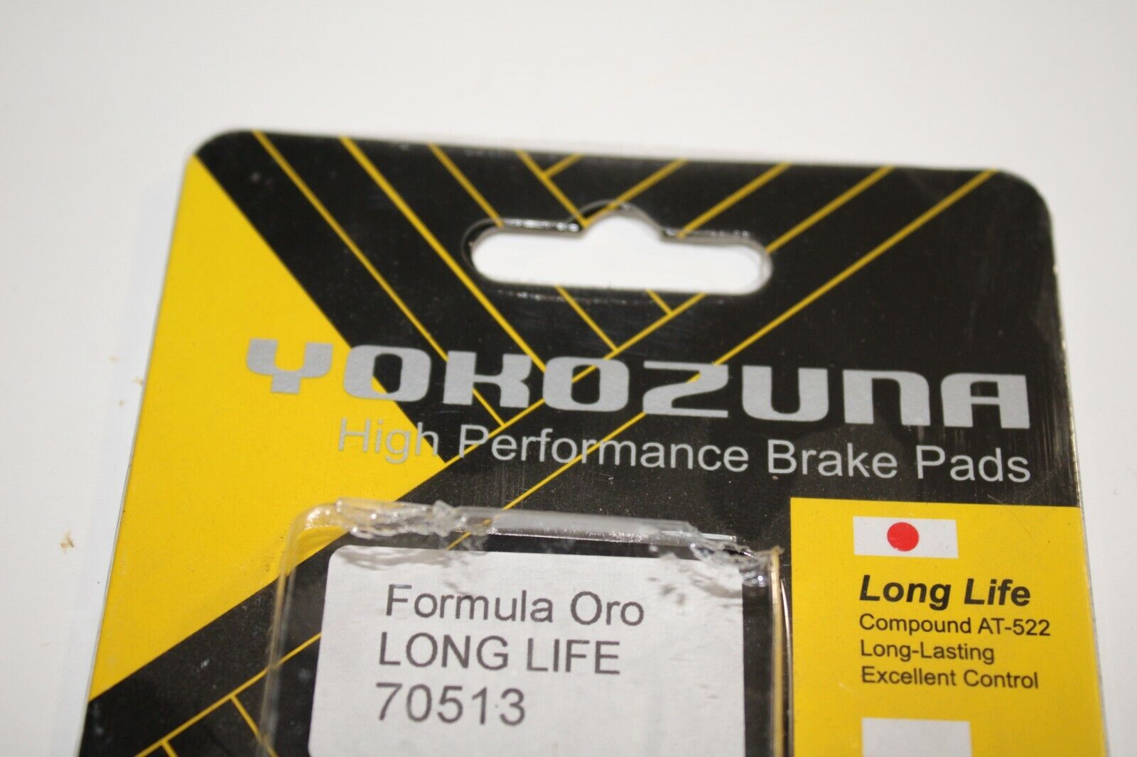 Yokozuna Bicycle Disc Brake Pads Formula Oro Long Life 70513 AT522 Free Shipping - Fresh Stock Dated February 2026