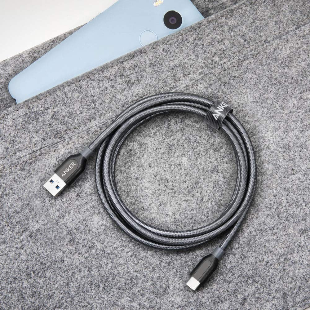 Anker USB C Cable, PowerLine+ USB-C to 3.0 cable (3ft), High 3ft, Black - Fresh Stock Dated February 2026