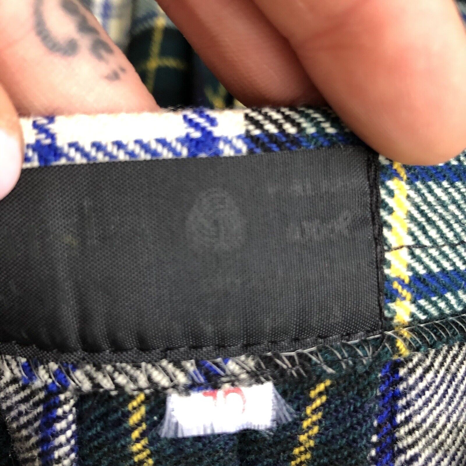 Vintage Glenisla Classics Wrap Skirt Size Small Gordon Dress Tartan Plaid Wool - Fresh Stock Dated March 2026