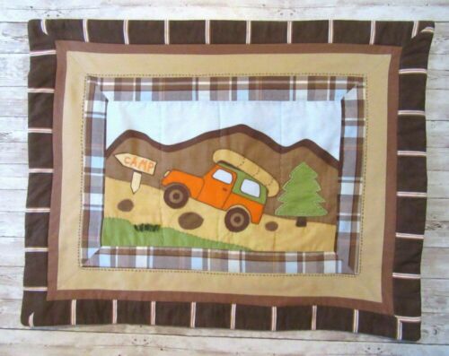 Woolrich Kids Camping Theme Quilted Standard Pillow Sham Big Bear Camp - Fresh Stock Dated December 2025