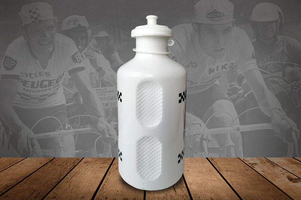 Peugeot cycling water bottle, bidon, vintage style - Fresh Stock Dated December 2025
