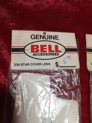 Bell 239 Star Cover Lens Nos New Old Stock  Helmet Tear Off Vintage Mx Moto - Fresh Stock Dated February 2026