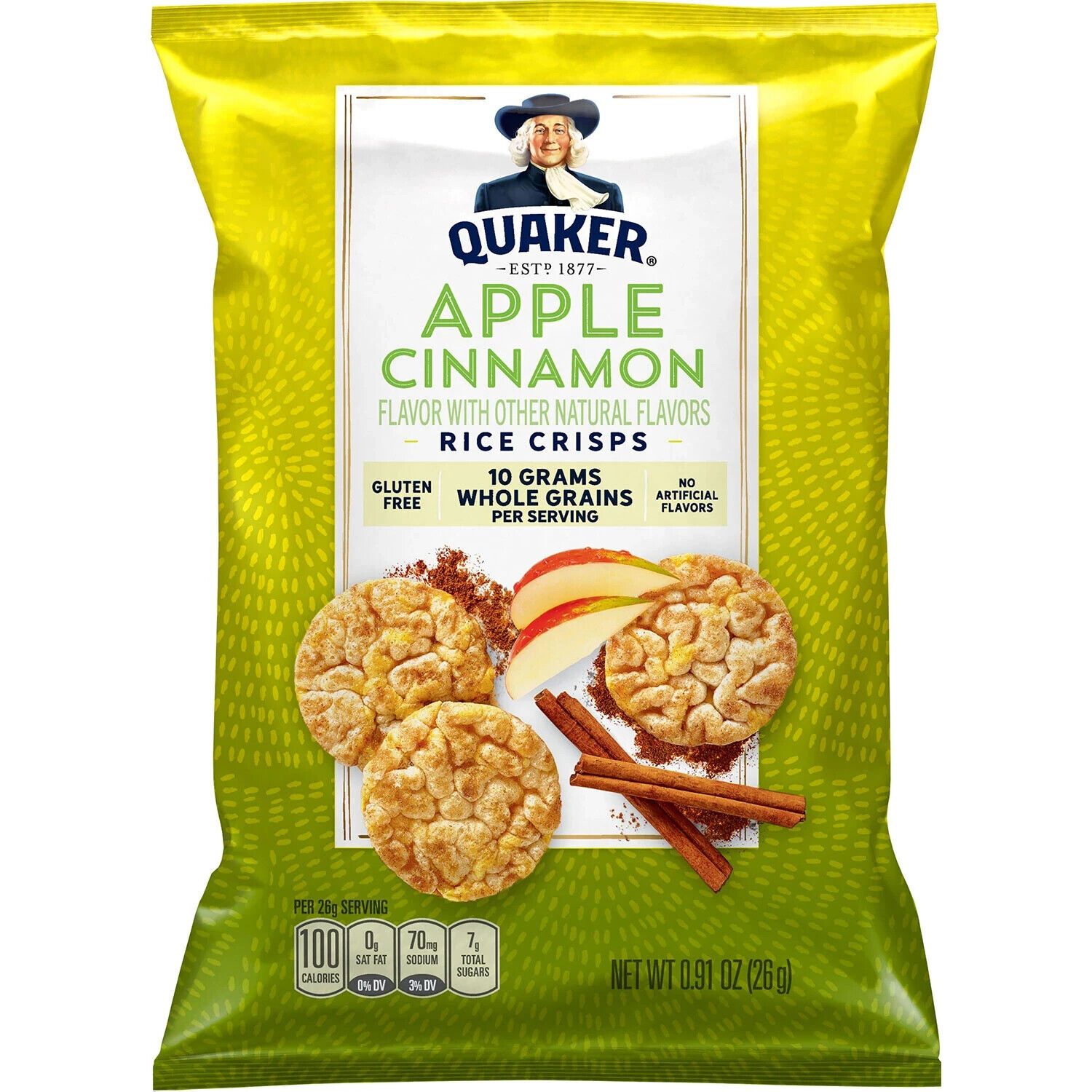 Quaker Rice Crisps Corn and Whole Grain Brown Rice Variety Pack 36 pk. Free Ship - Fresh Stock Dated February 2026