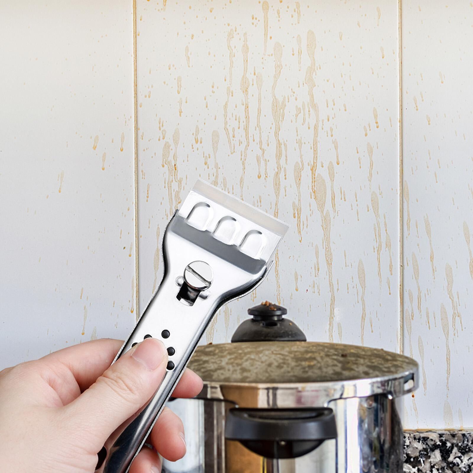 Glass Scraper Razor Blade Scraper Tool Paint Scraper Tool Kitchen Cleaning - Fresh Stock Dated February 2026