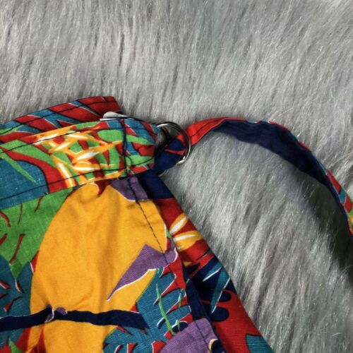Vintage Womens Multicolored Parrot Bird Tropical Novelty Wrap Skirt - Fresh Stock Dated December 2025