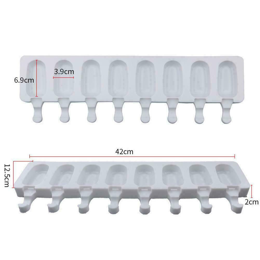 8With Silicone Popsicle Model Ice Cream Ice Cream Mold DIY Homemade K U Z5X8 - Fresh Stock Dated December 2025