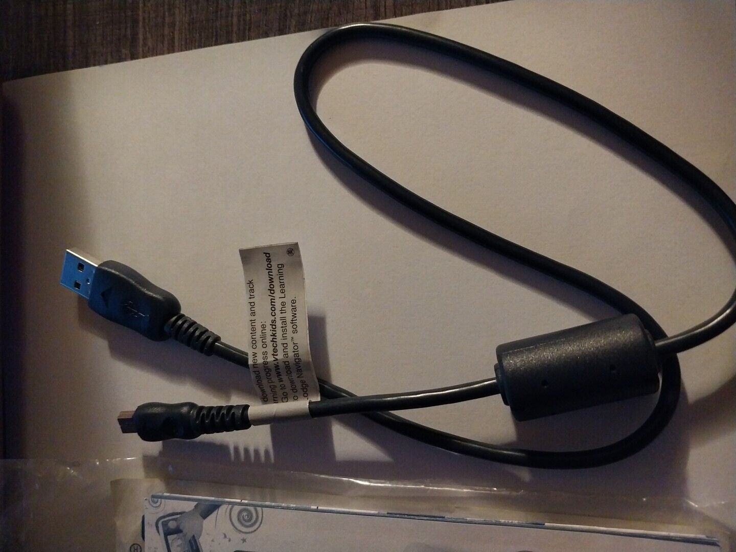 Vtech Original Vreader Mobigo Innotab Learning System Mini 2FT USB Cable - Fresh Stock Dated February 2026