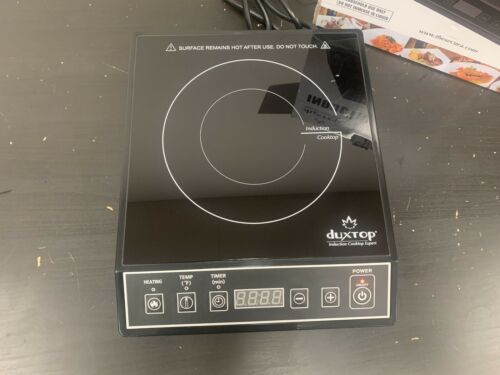 Duxtop 1800W Portable Induction Cooktop Countertop Burner, Black 9100MC/BT-M20B - Fresh Stock Dated December 2025