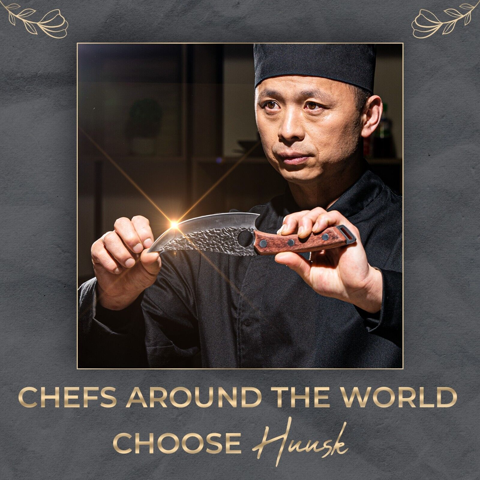 Huusk - Japanese Kitchen Knife - Premium grade materials - Perfectly balanced - Fresh Stock Dated February 2026