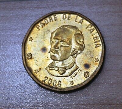 2008 Dominican Republic 1 Peso - Fresh Stock Dated February 2026