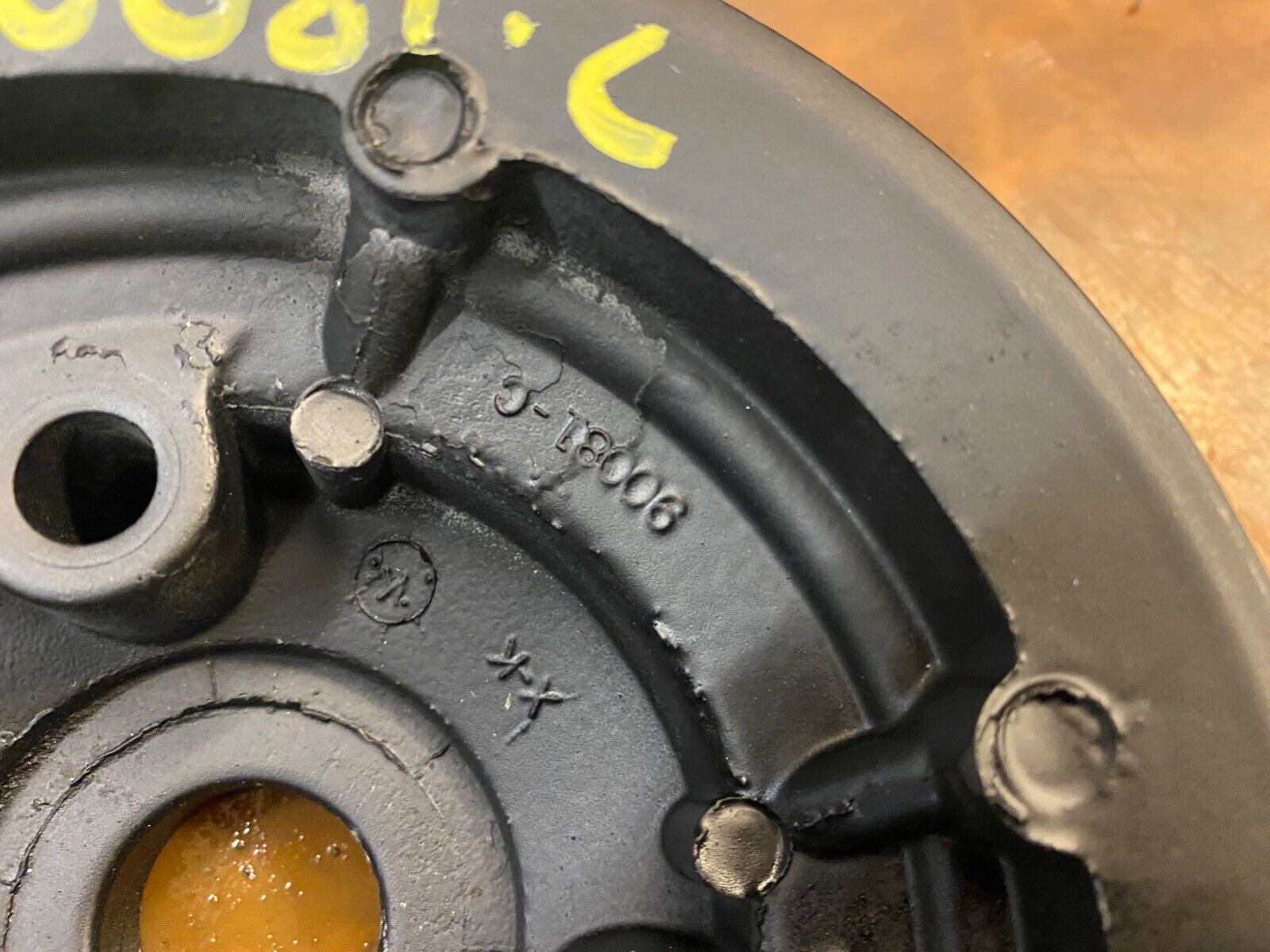 Mercruiser Pulley 90081-C 3 V-belt Harmonic Balancer Mount aluminum 6 3/4 dia - Fresh Stock Dated February 2026