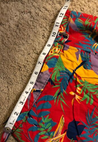 Vintage Womens Multicolored Parrot Bird Tropical Novelty Wrap Skirt - Fresh Stock Dated December 2025