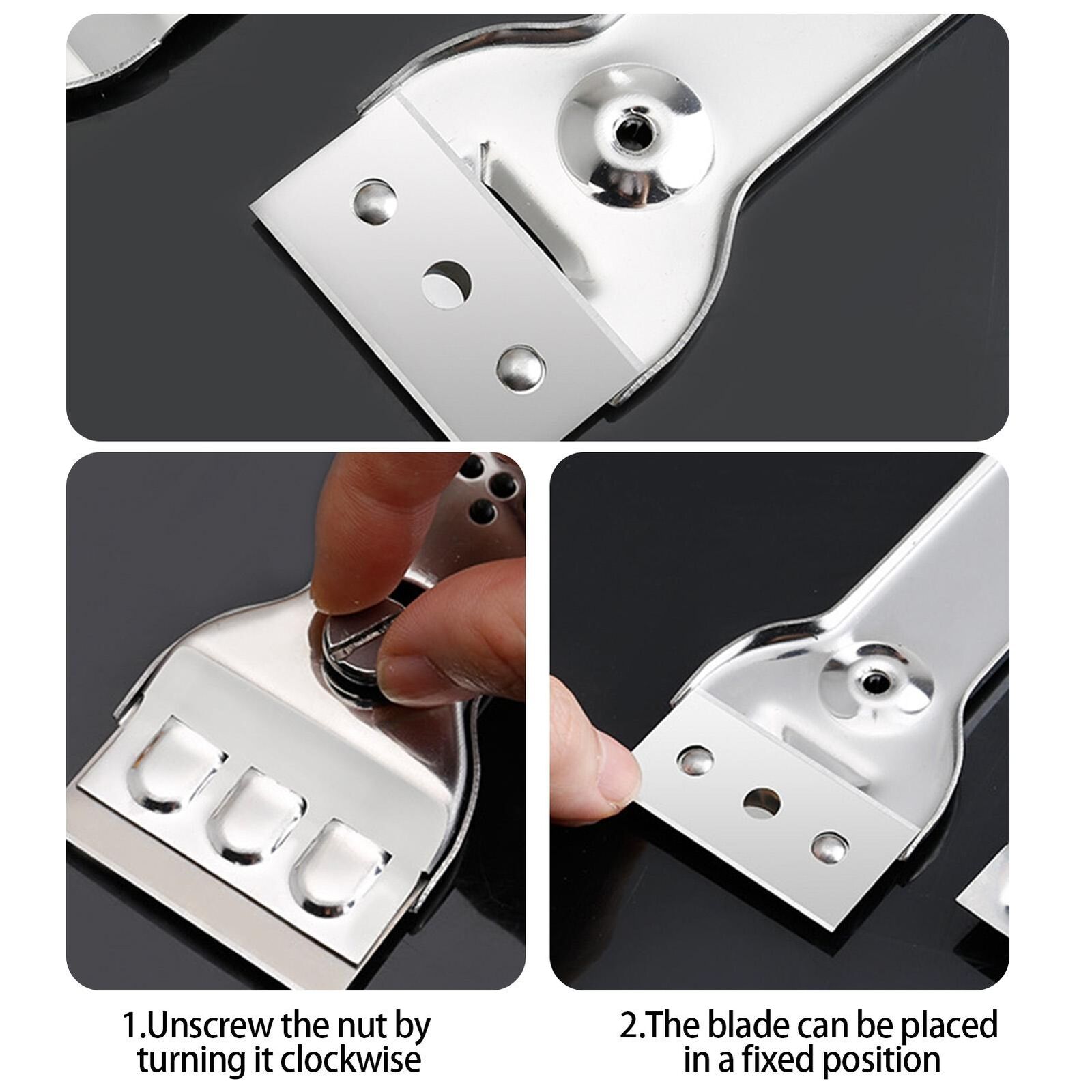 Glass Scraper Razor Blade Scraper Tool Paint Scraper Tool Kitchen Cleaning - Fresh Stock Dated February 2026