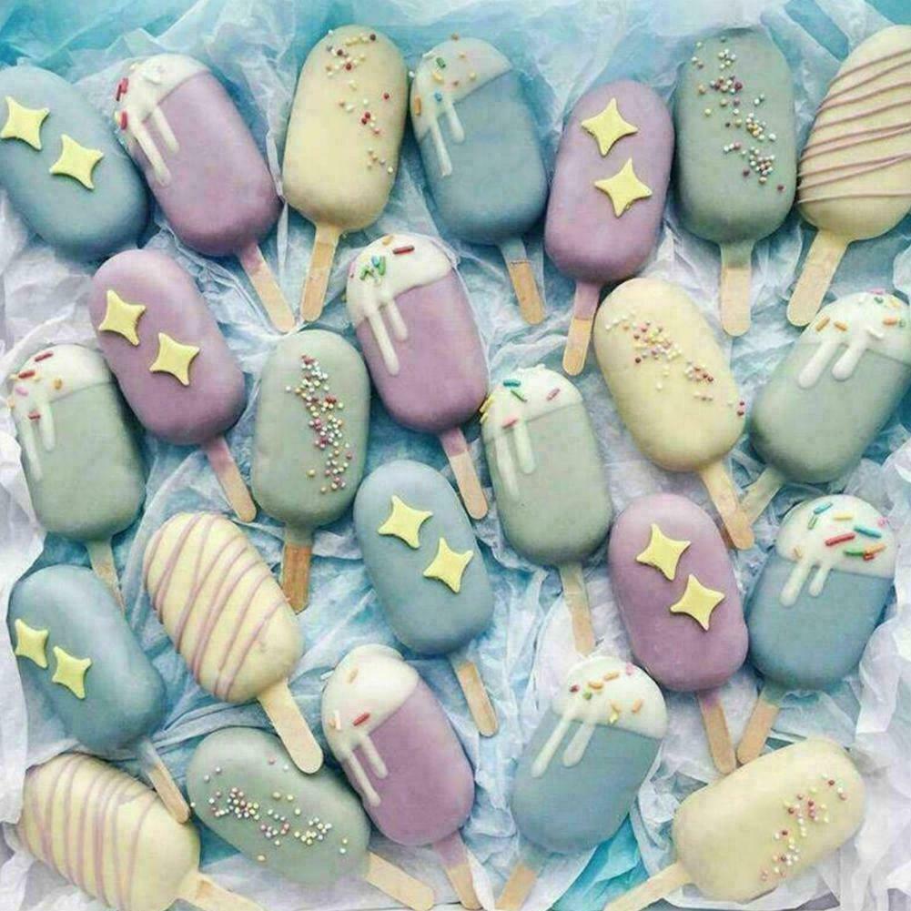 8With Silicone Popsicle Model Ice Cream Ice Cream Mold DIY Homemade K U Z5X8 - Fresh Stock Dated December 2025