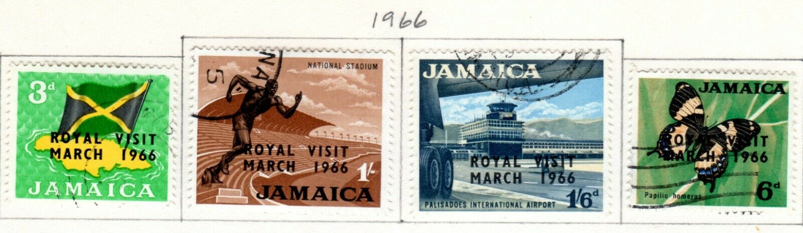 Jamaica Scott 249//270 Used on 2 Album Pages Issued 1966-1968 - Fresh Stock Dated February 2026