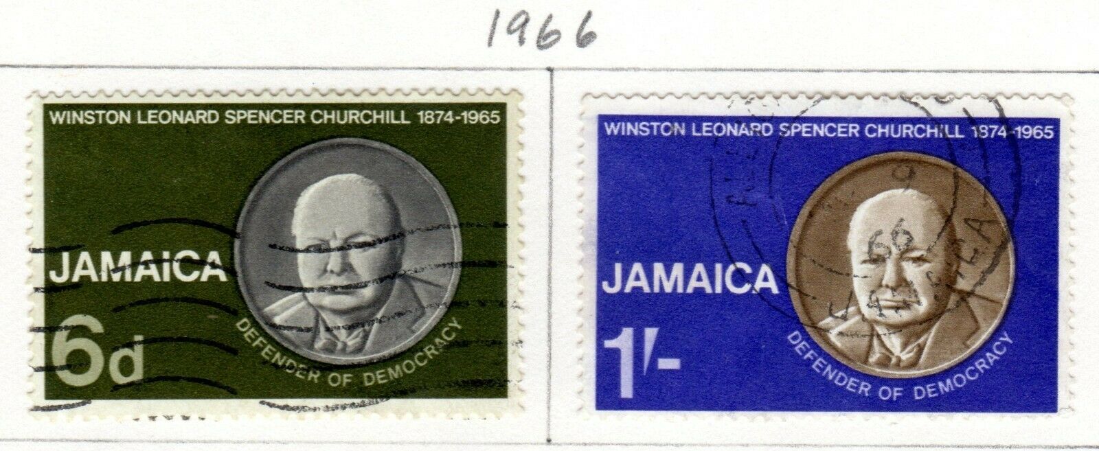 Jamaica Scott 249//270 Used on 2 Album Pages Issued 1966-1968 - Fresh Stock Dated February 2026