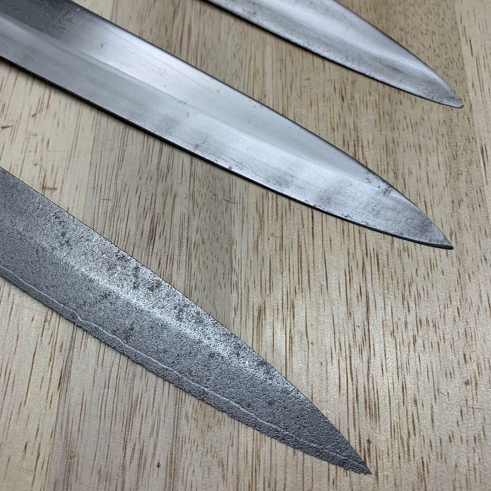 Damaged Lot of three Japanese Chef's Kitchen Knives  From Japan ST499 - Fresh Stock Dated December 2025