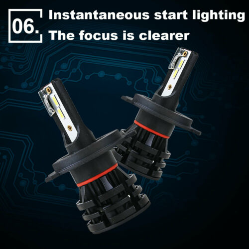 LED Headlight Conversion kit H4 9003 6000K White For 2006-2013 Isuzu NPR-HD F2 - Fresh Stock Dated February 2026