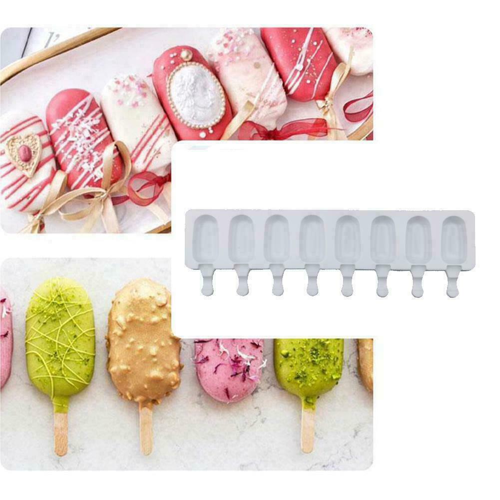 8With Silicone Popsicle Model Ice Cream Ice Cream Mold DIY Homemade K U Z5X8 - Fresh Stock Dated December 2025