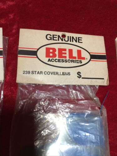 Bell 239 Star Cover Lens Nos New Old Stock  Helmet Tear Off Vintage Mx Moto - Fresh Stock Dated February 2026