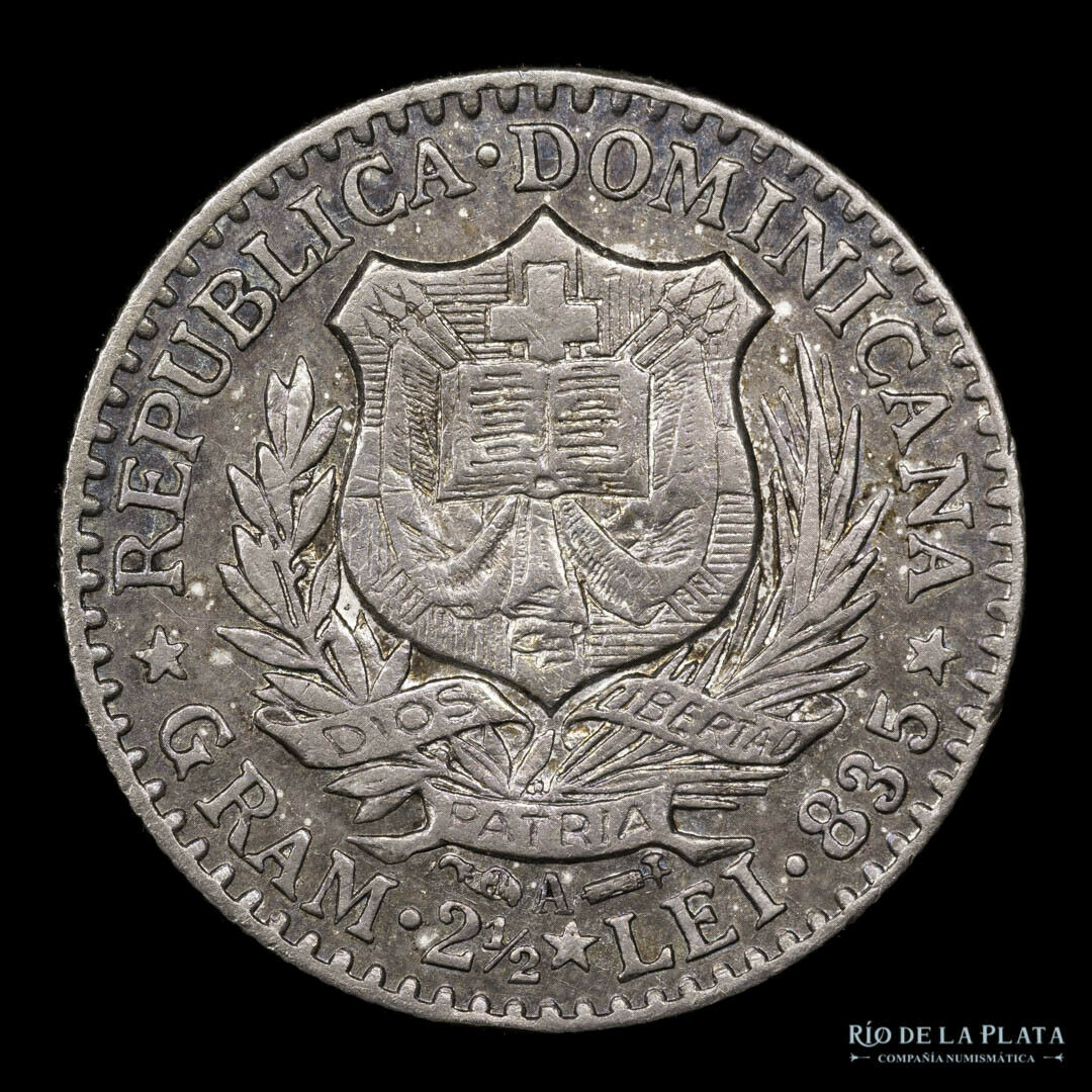.: Rep. Dominicana 50 Centavos 1891 :. - Fresh Stock Dated December 2025