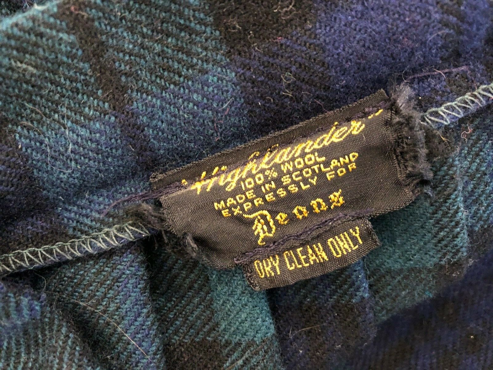 Vtg DEANS of SCOTLAND 