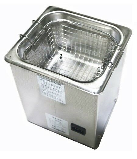 2L Watch Jewelry  Parts Dental Ultrasonic Cleaner  Stainless Steel Clean baths - Fresh Stock Dated February 2026