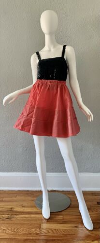 Vintage Red Tulle TU-TU Full Circle Petticoat High Waist Skirt - Fresh Stock Dated February 2026
