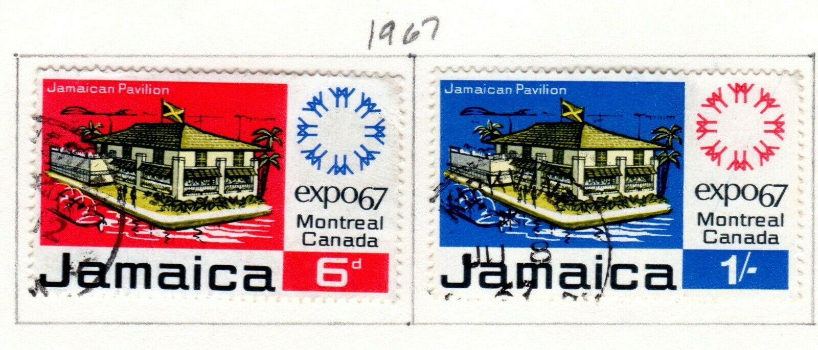 Jamaica Scott 249//270 Used on 2 Album Pages Issued 1966-1968 - Fresh Stock Dated February 2026