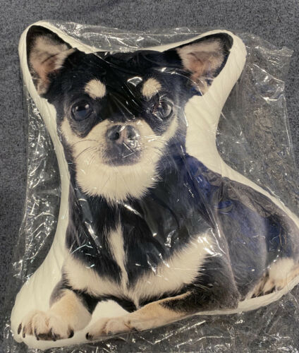 Chihuahua Black Shaped Pillow Bedding Dogs Dog Gift Pillows 18” - Fresh Stock Dated December 2025