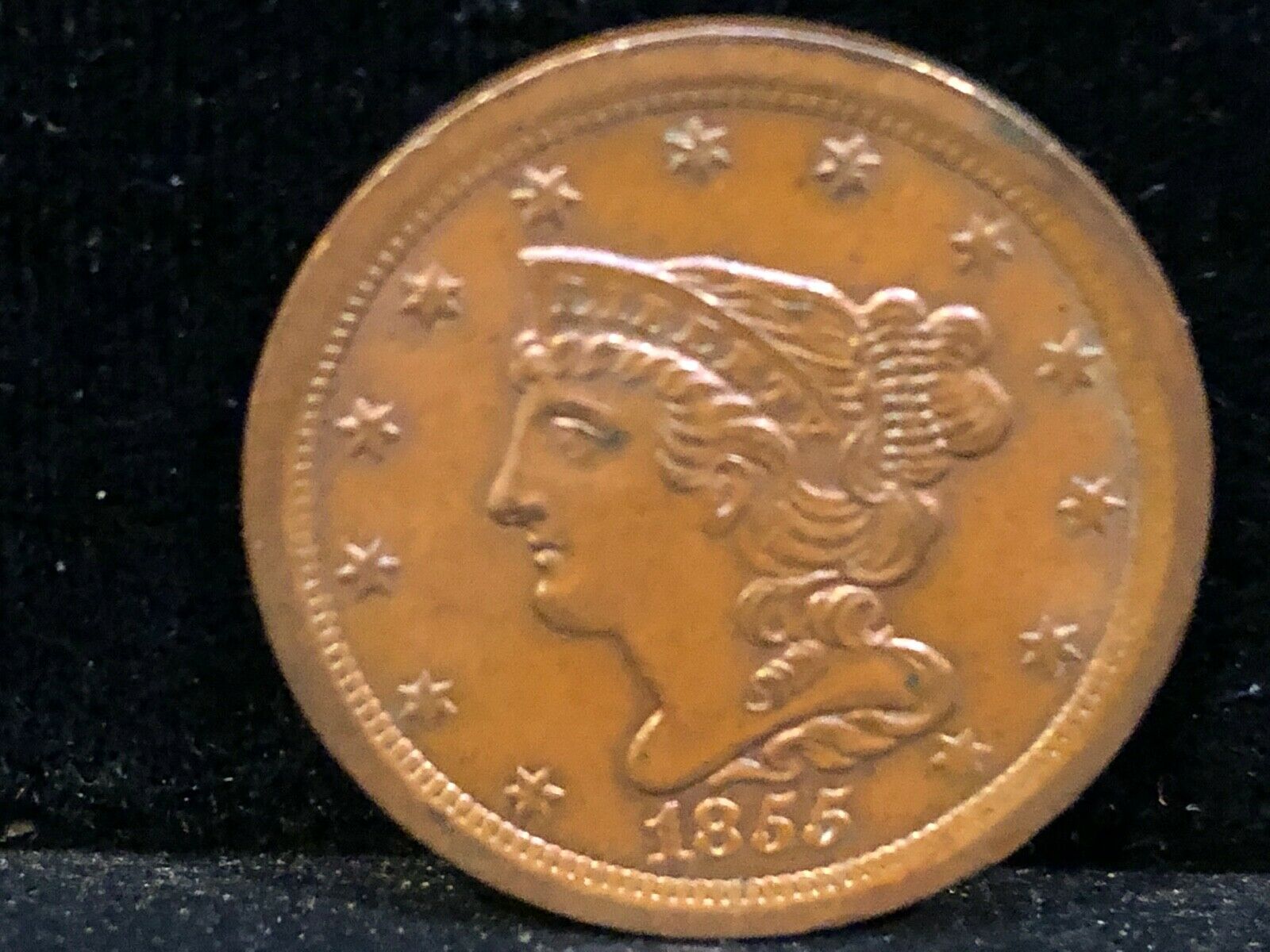 1855    Braided   Hair   HALF CENT      Cohen -  1      UNCIRCULATED - Fresh Stock Dated February 2026
