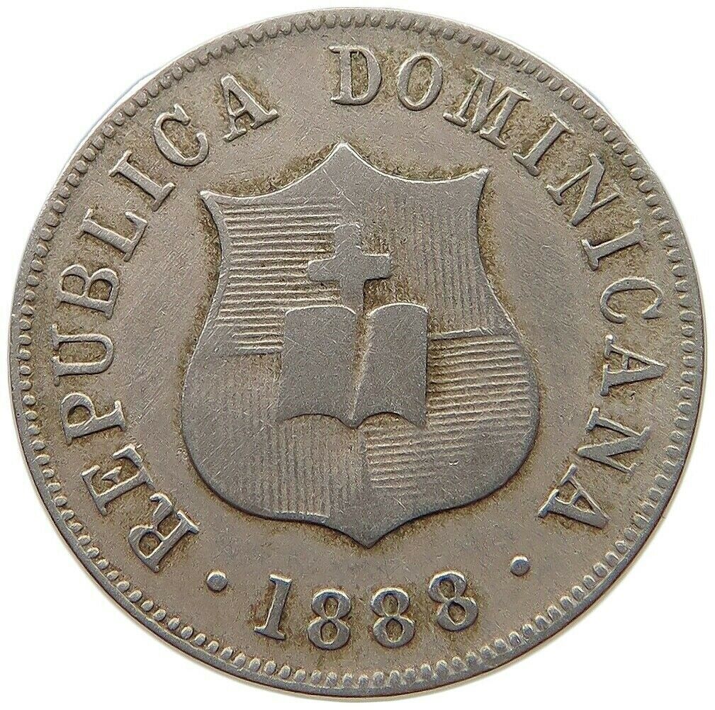 DOMINICAN REPUBLIC 2 1/2 CENTAVOS 1888 #t95 667 - Fresh Stock Dated February 2026